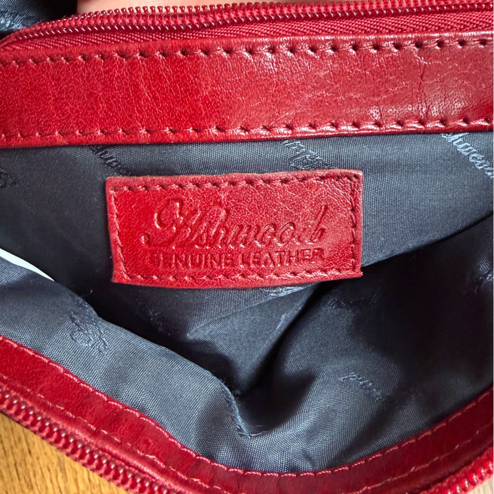 Ashwood Crossbody Bag Women's Red Genuine Leather Purse. Gorgeous ❤️ - Picture 6 of 10